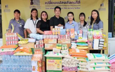 โรงเรียนประสาทวิทยานนทบุรี ร่วมกับมูลนิธิกระจกเงา ร่วมส่งมอบความห่วงใยและสิ่งของบริจาคแก่พี่น้องชาวใต้ที่ประสบภัยอุทกภัย