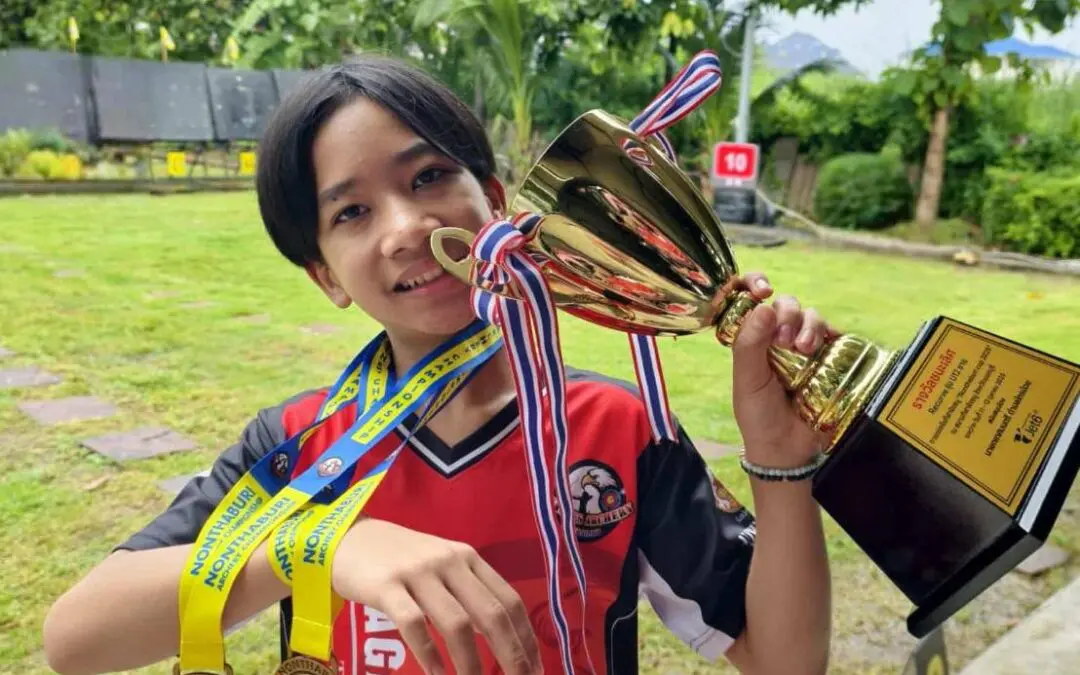 ด.ช. จินต์ธนัช ตราชู (น้องนะโม-เจ) ชั้น ป.6/1